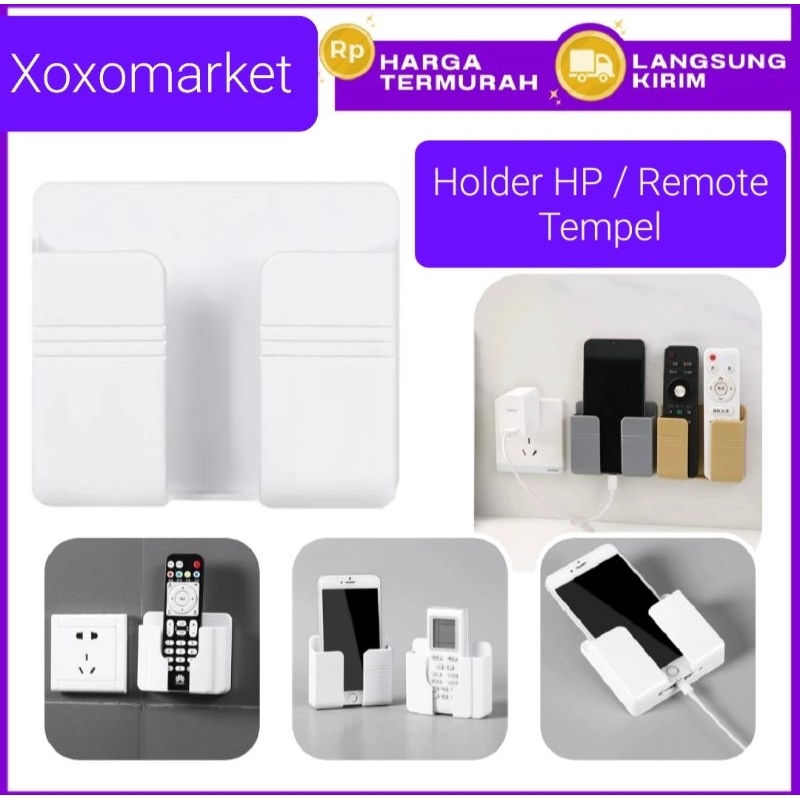 Holder Hp Stand Hp Remote Tempel Dinding / Tempat Hp / Remote Dinding