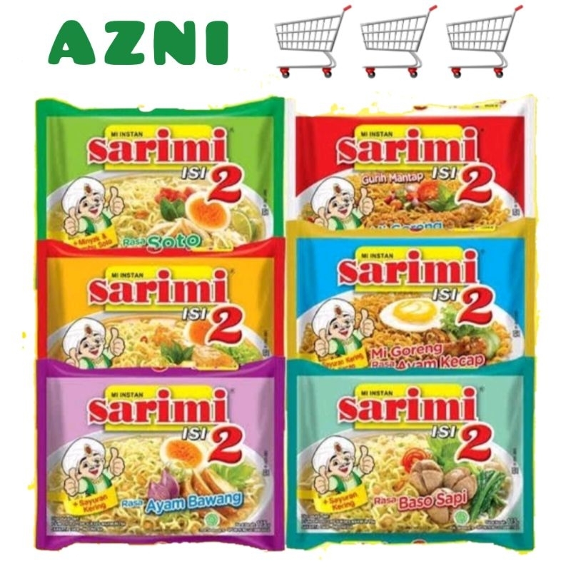 

Sarimi Isi 2 - Mi instan Kuah dan Goreng All Varian