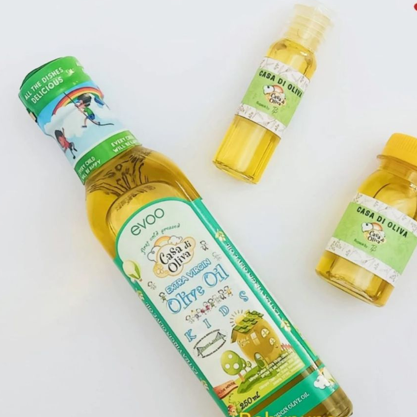 EVOO CASA DI OLIVA LEMAK TAMBAHAN MPASI BAYI | Minyak Mpasi Bayi | EVOO Mpasi bayi | Minyak Zaitun m