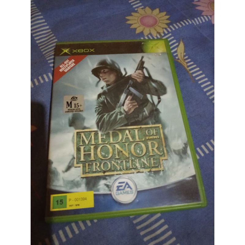 kaset xbox classic ori medal of honor, cd game xbox classic ori medal of honor ori