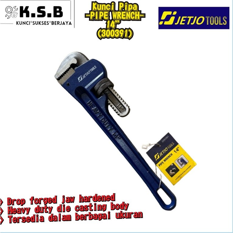 ( 300391) Kunci Pipa / Pipa Wrench 14" JETJO TOOLS/lakoni pro