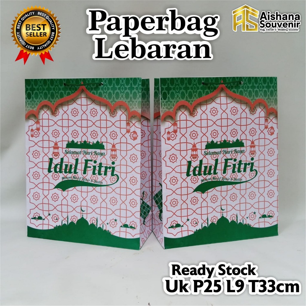 Paperbag Lebaran Idul Fitri Tas Wadah Jajan Lebaran Idul Fitri