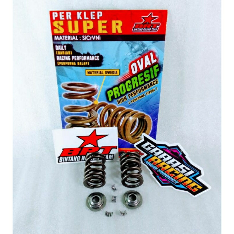 PER KLEP + RETAINER  KUKU KLEP BRT TYPE UNIVERSAL MIO BEAT VARIO PCX ADV SUPRA KARISMA JUPITER SMASH