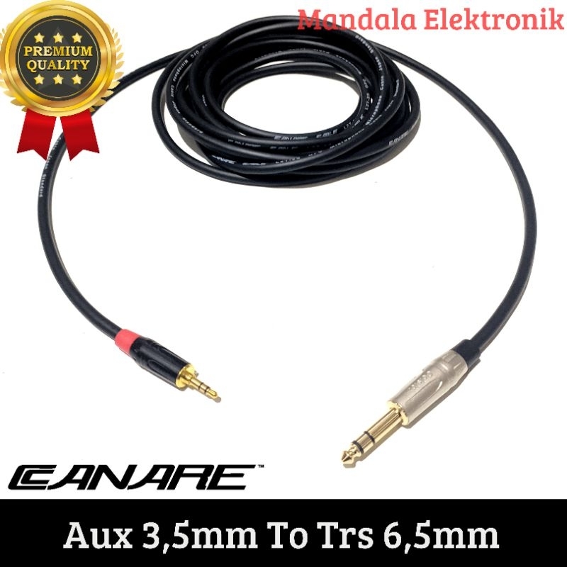 kabel audio jack mini 3,5 mm to akai trs 6,5mm stereo 10 meter