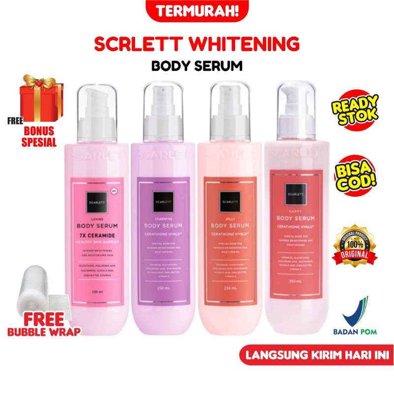 [Body Serum] Scarlett Whitening Body Serum BPOM Original