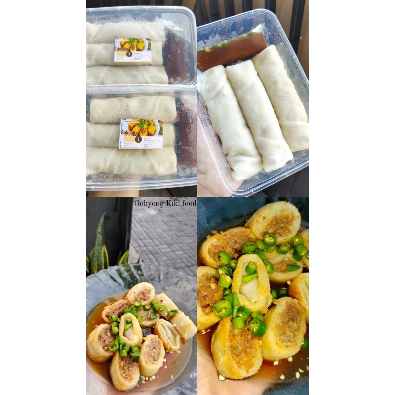 

Gohyong isi 3 lonjor dengan saus cuko
