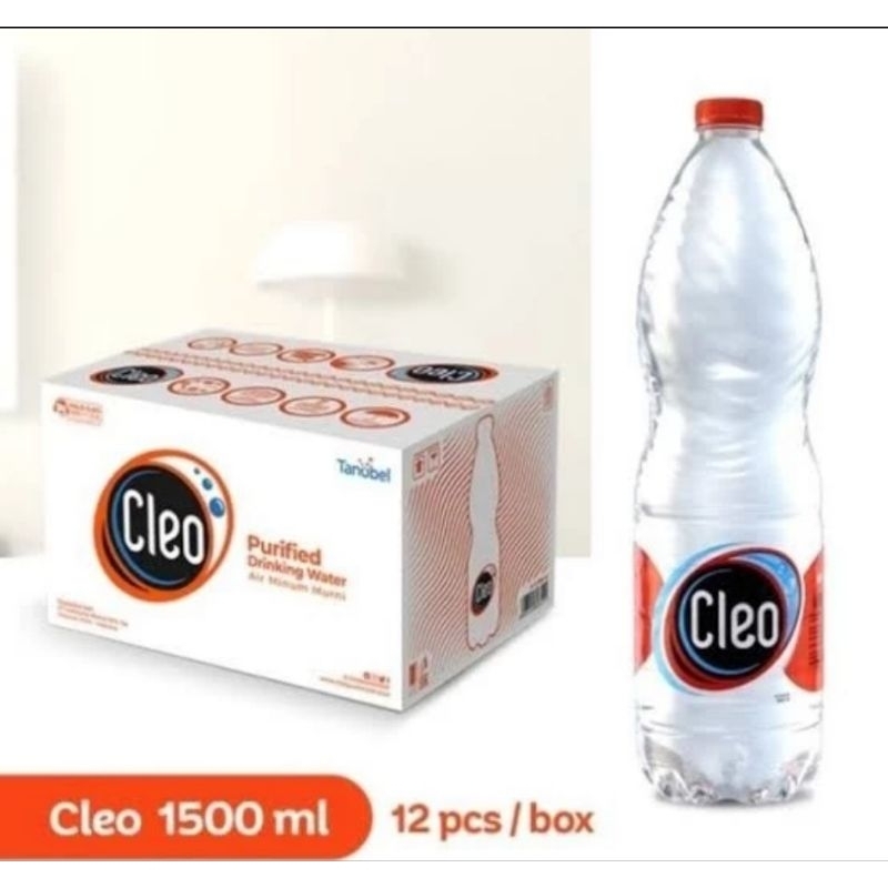 

Cleo Dus 1,5 Liter, Isi 12 Botol. Beli Banyak. Dapet Diskon, Asli