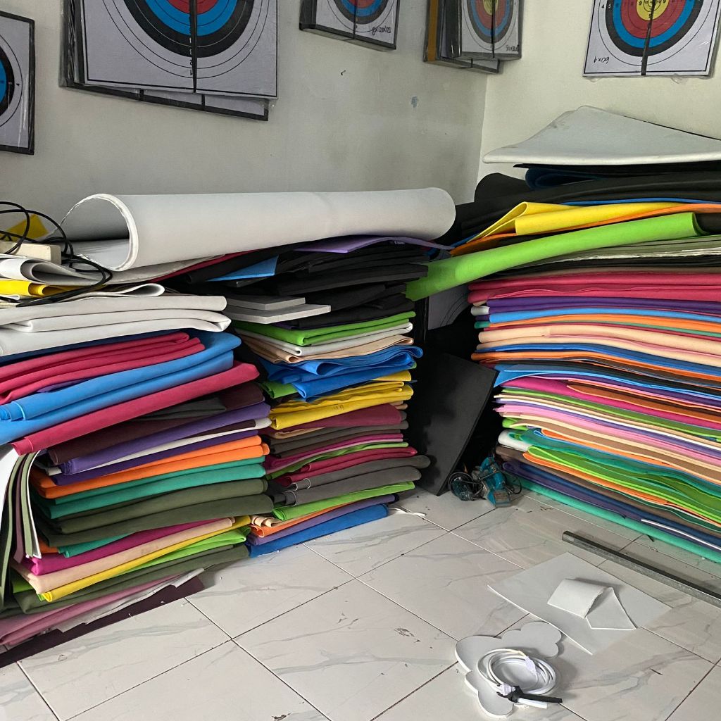 busa spons eva  tebal 2mm-10mm uk 20x20 cm media kreasi Spons eva Eva Foam Eva Spon, Busa Ati Busa H