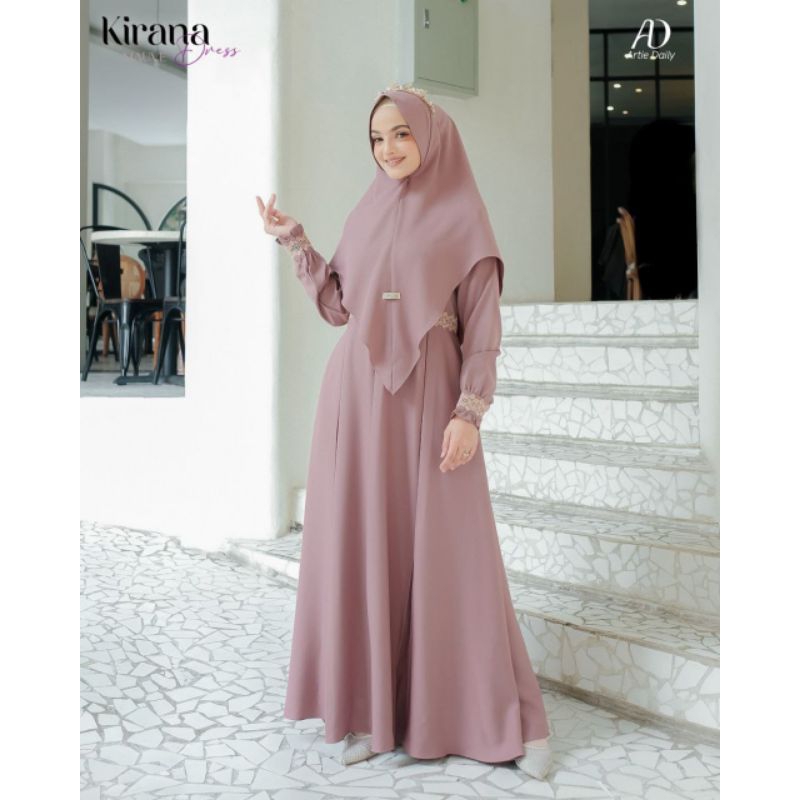 gamis super jumbo kirana dres by artie daily