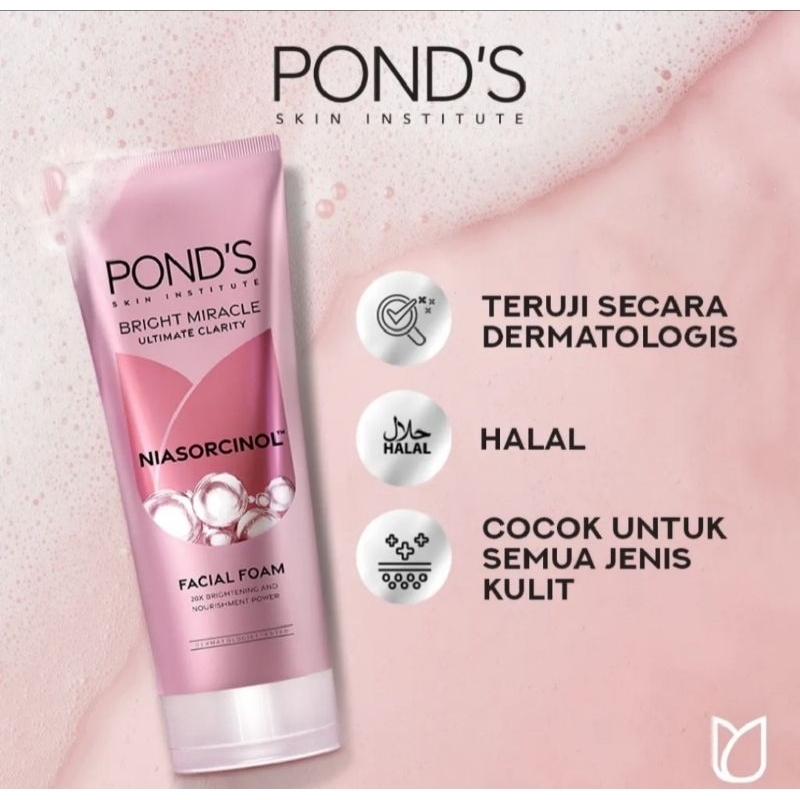 Facial foam Ponds bright beauty