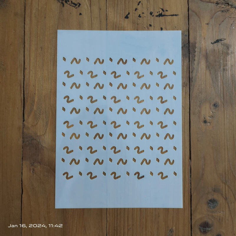 

Stencil Easter Pattern Motif Paskah Uk A5