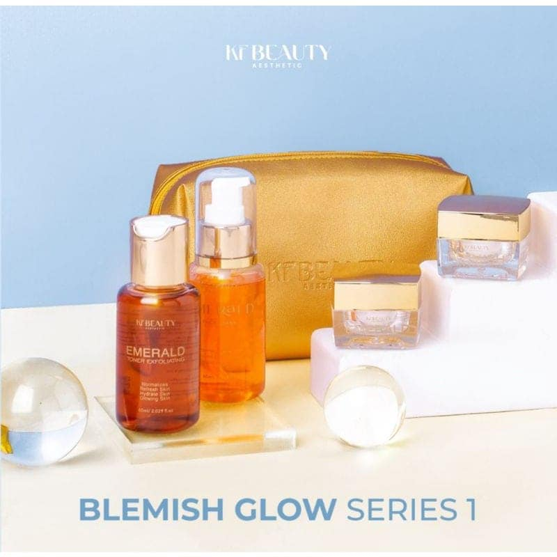 PAKET KF SKIN KLINIK TAHAP 1 ORIGINAL / SEPAKET ISI 4 CREAM KFSKIN KLINIK / KLINIK KFSKIN ORI / PAKE