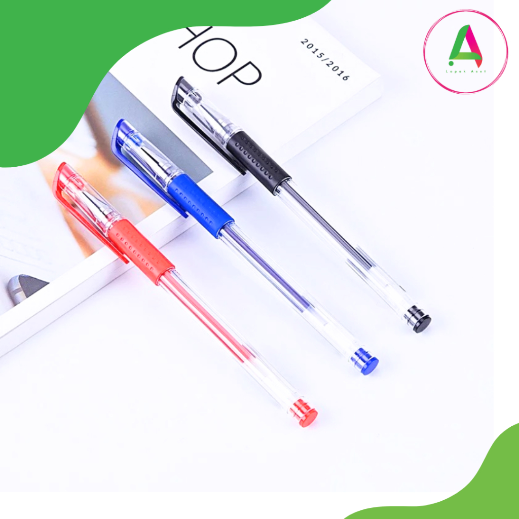 

Pena Gel 0.55mm Standard Pulpen tinta cair Alat Tulis Sekolah Kantor