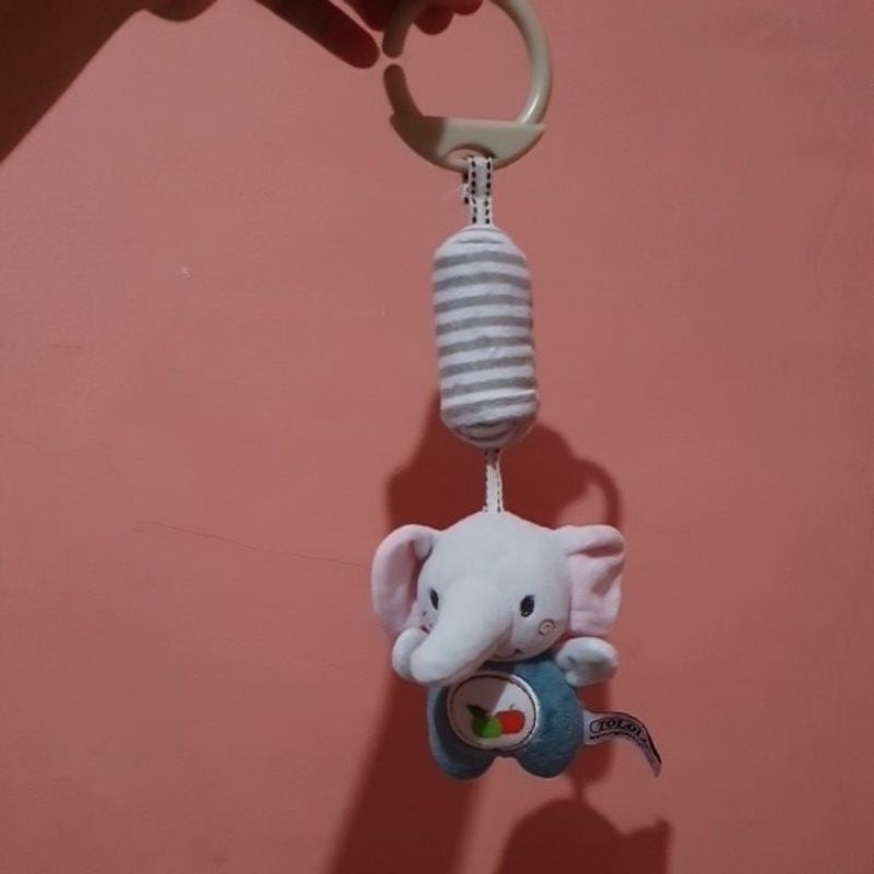 Gantungan stroller // mainan anak bayi bunyi kerincing PRELOVED