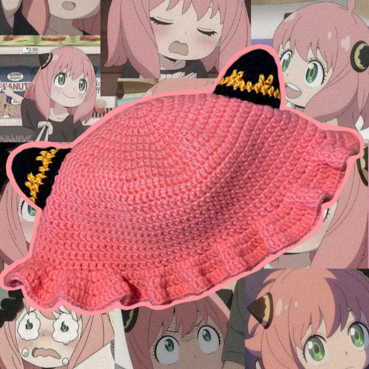 ANYA CROCHET BUCKET HAT