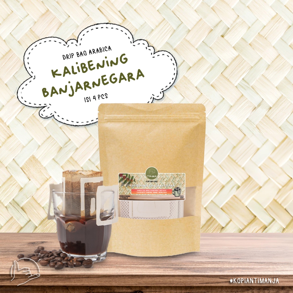 

Kopi Drip Bag Tikora - Kalibening Banjarnegara - Pouch - Isi 4 pcs