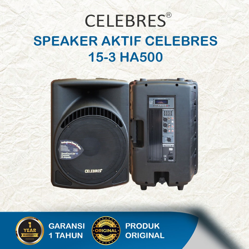 Speaker Aktif Celebres 15 inch - 3 HA500