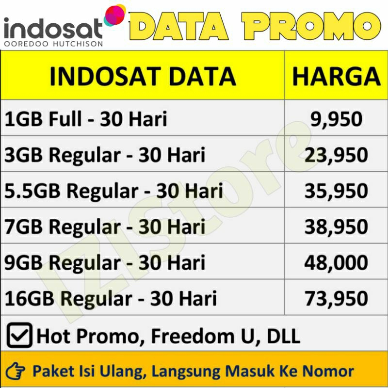 INDOSAT FREEDOM INTERNET, INDOSAT FREEDOM U