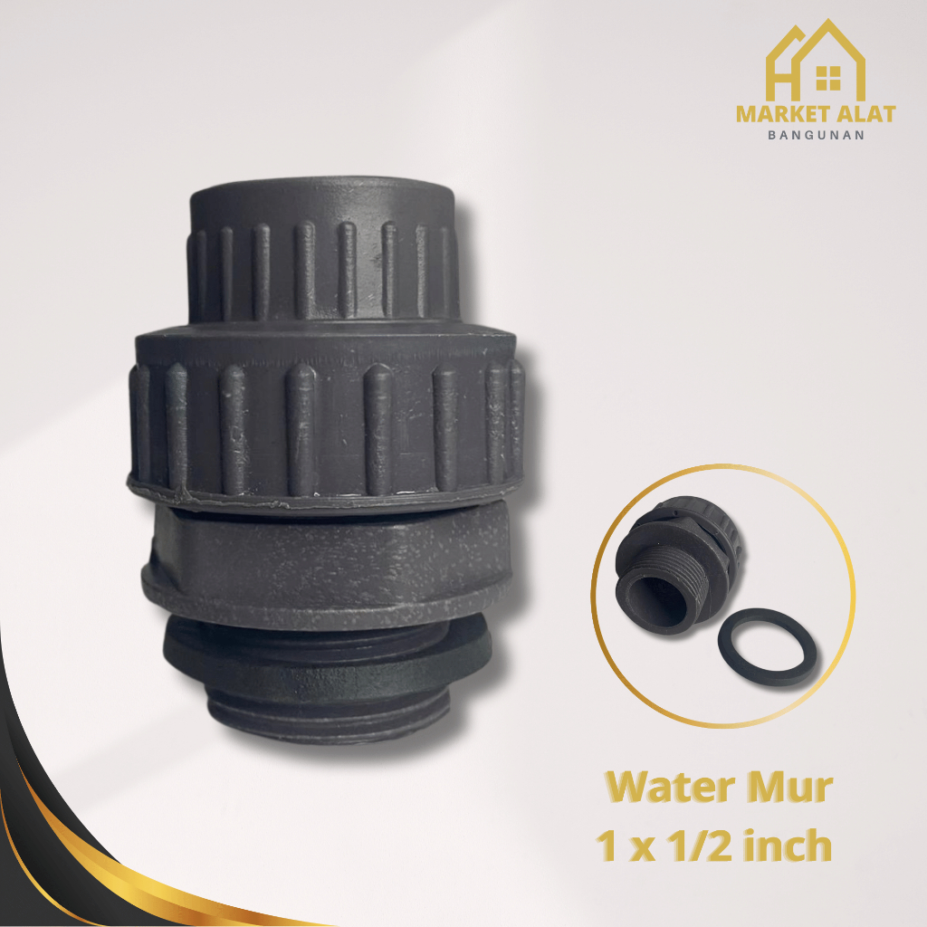 Watermur PVC 1 x 1/2 / Water mur 1x1/2 inch / Watermoor 1 x 1/2"