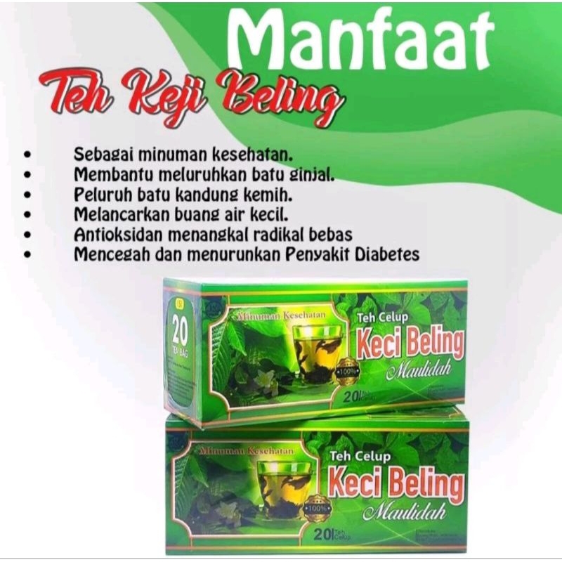 

TEH CELUP DAUN KECI BELING / TEH HERBAL UNTUK ATASI BATU GINJAL