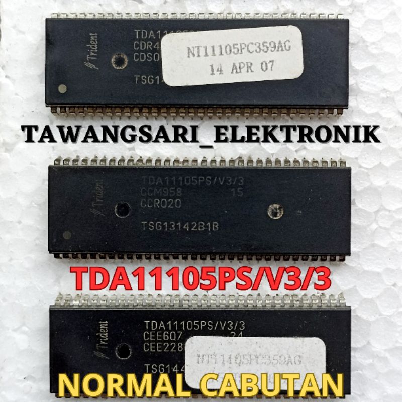 TDA11105PS/V3/3 NORMAL ic tv akari tda11105ps/v3/3 ic akari slim tda11105ps ori cabutan normal