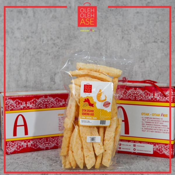 

OTAK OTAK ASE - Stik Udang Goreng Ase Khas Bangka 125GR (1491)