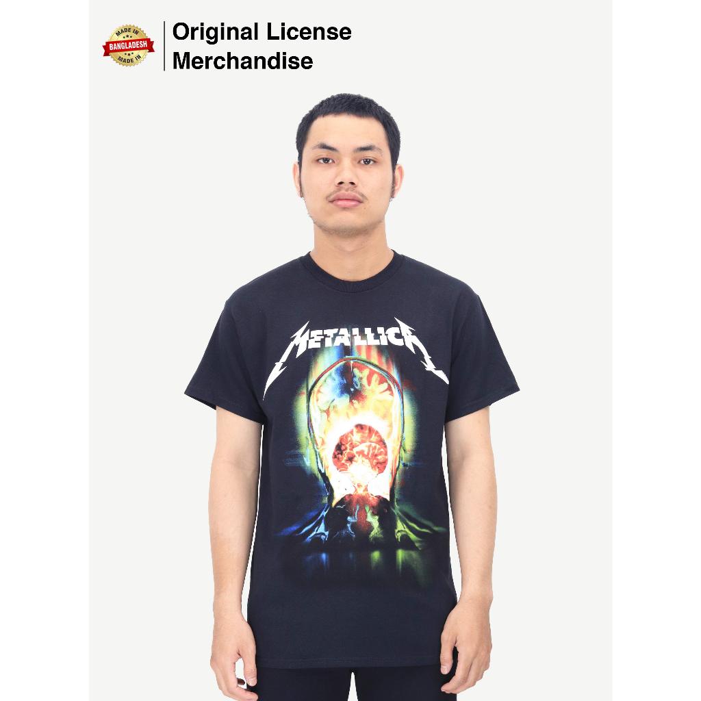 Kaos Baju Metal Musik Band Asli Original Import Pria Cowok Wanita METALLICA Exploded