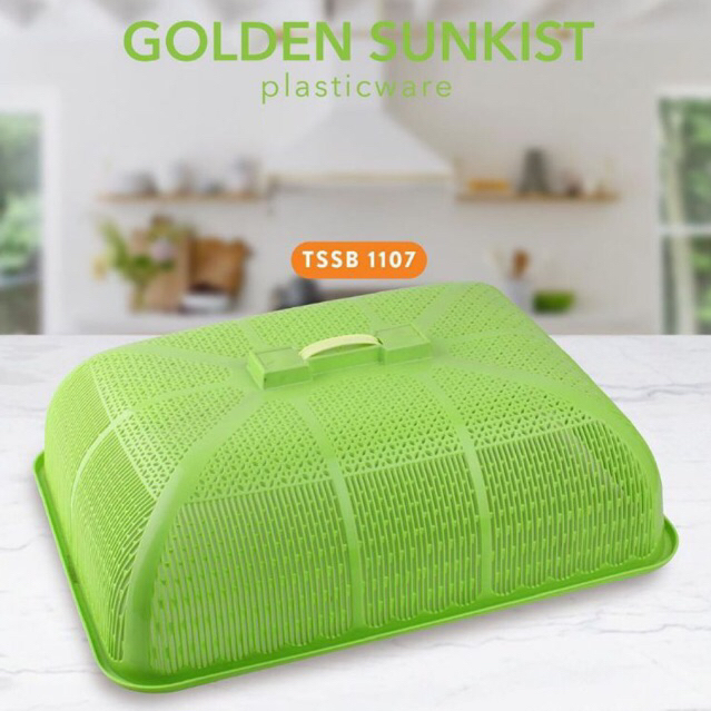 NEW GOLDEN SUNKIST PENUTUP MAKANAN TUDUNG SAJI BESAR - TUTUP SAYUR SEGI BESAR - TUDUNG SAJI BESAR -