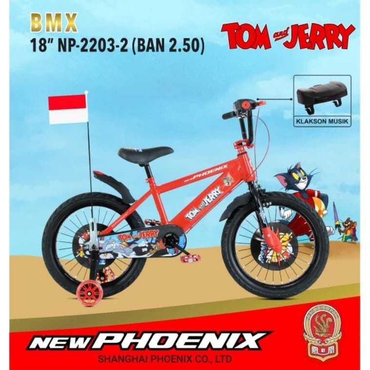 Sepeda BMX Anak Laki NEW PHOENIX BMX NP 2203-2 TOM & JERRY