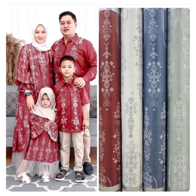 TERMURAH Bahan Kain Diorsilka Lingga  Etnik  Etnic  bahan gamis seragam sarimbit  kain silk meteran 