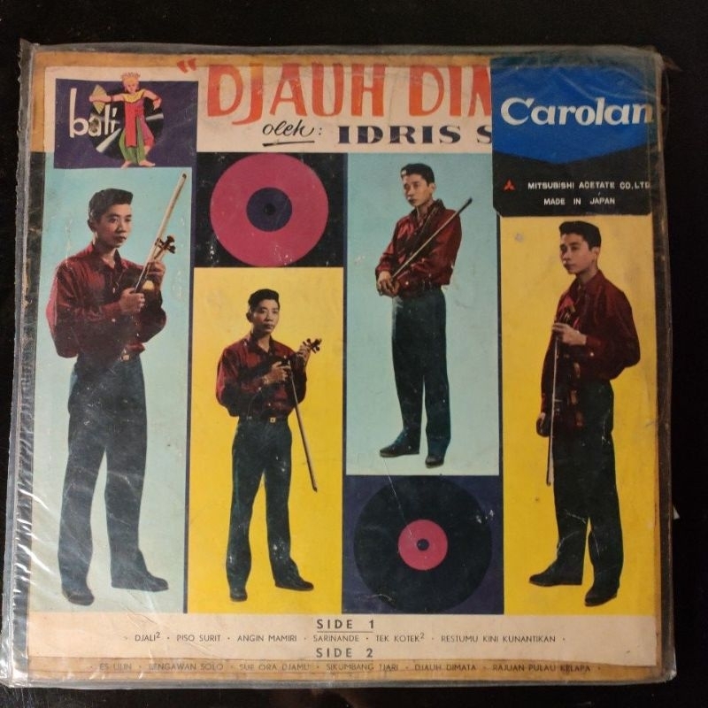 Piringan Hitam Indonesia Vinyl Lawas JAUH DIMATA