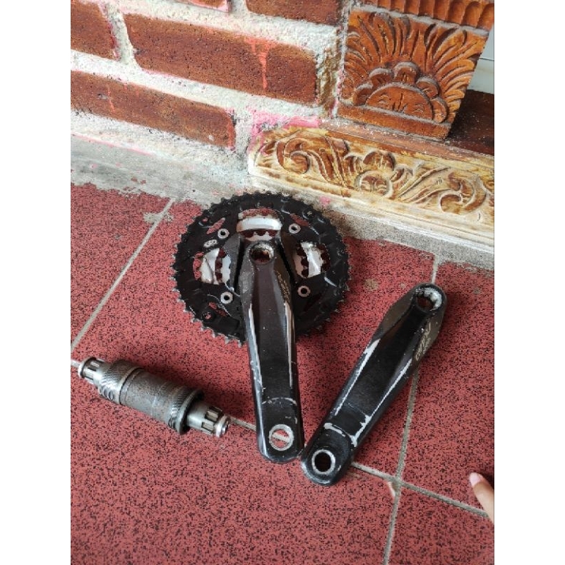 crankset alivio ht 1 bb octalink bonus pedal