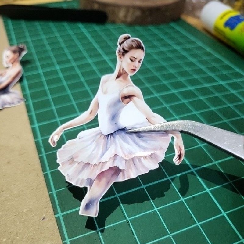 

13pcs THE BALLERINA GIRL sticker edisi 1 by Artdoeswork