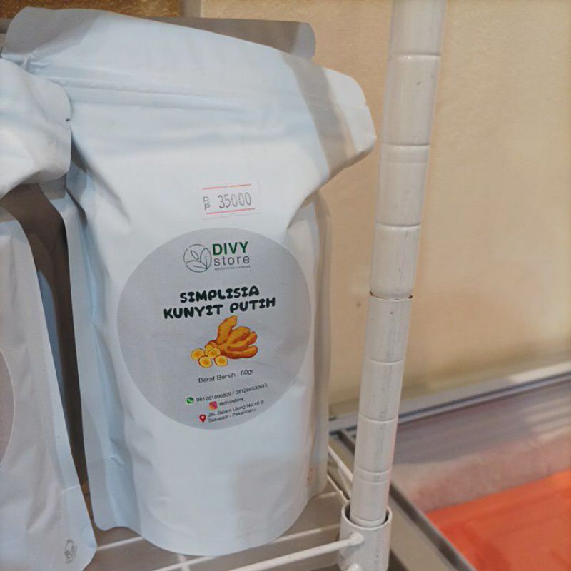 

Simplisia Kunyit Putih 60gr | Divystore