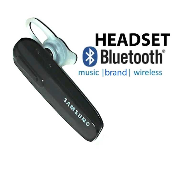 Headset Bluetooth wireless 1 telinga handfree Mono earphone teleopn bisnis with mic