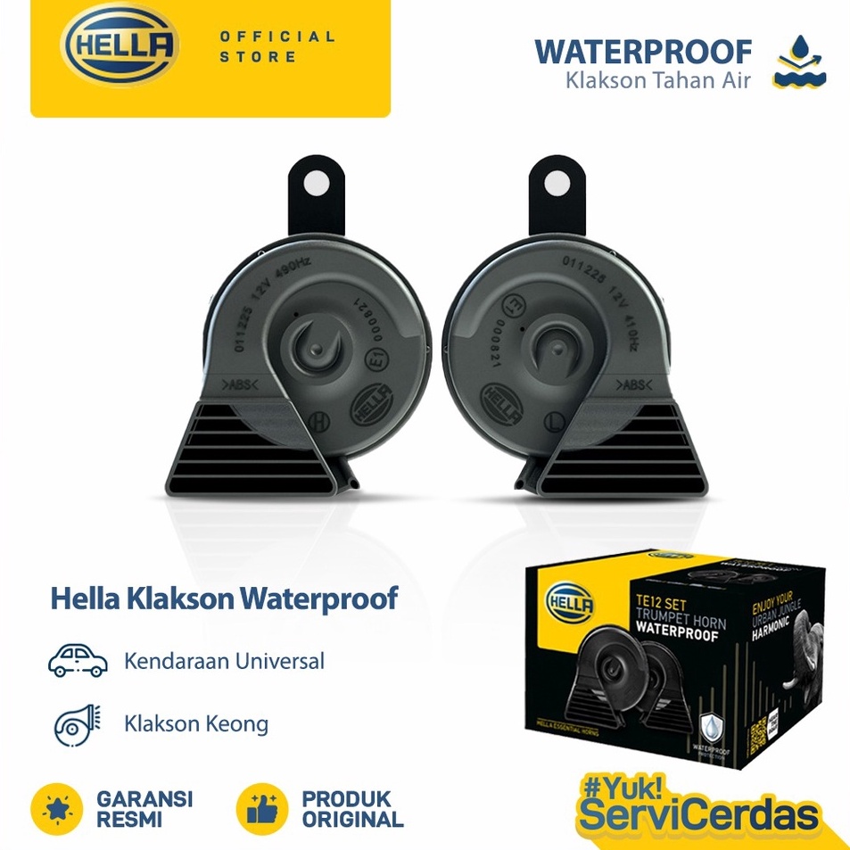 fd Klakson Waterproof Hella  Klakson keong mobil motor