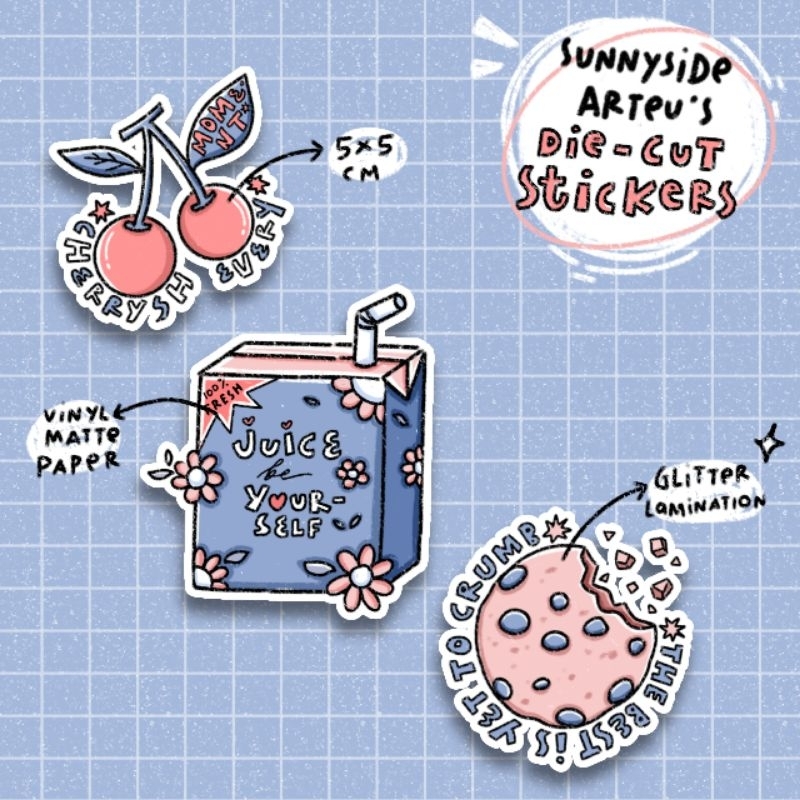 

die cut & kiss cut sticker