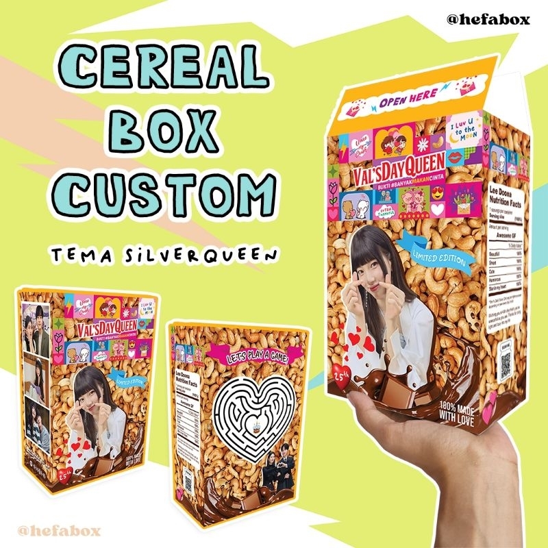 [Hefabox] GIFT BOX CUSTOM TEMA SILVERQUEEN