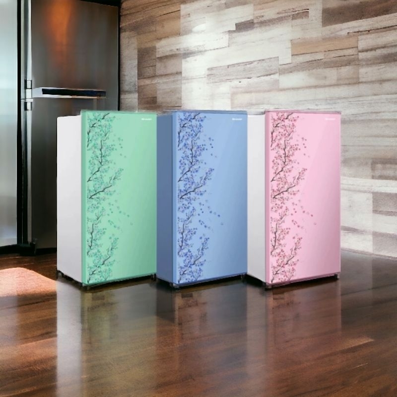 Kulkas Sharp SJ N162D SP / SJN162DSP Kulkas 1 Pintu Kirei III Sakura Series
