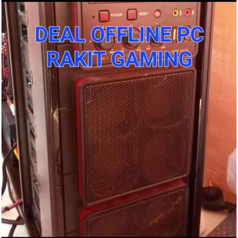 Pc Gaming Editing Monitor Siap Pakai