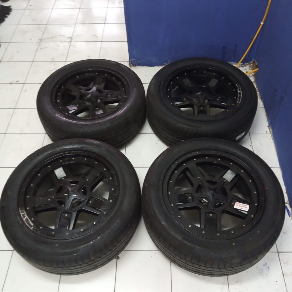 velg mobil bekas murah RASTA ring 20 pcd 6x139 untuk pajero everest