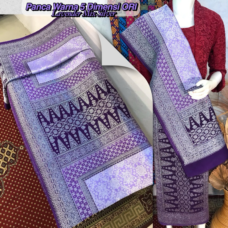 SONGKET LEPUS LILAC UNGU SILVER