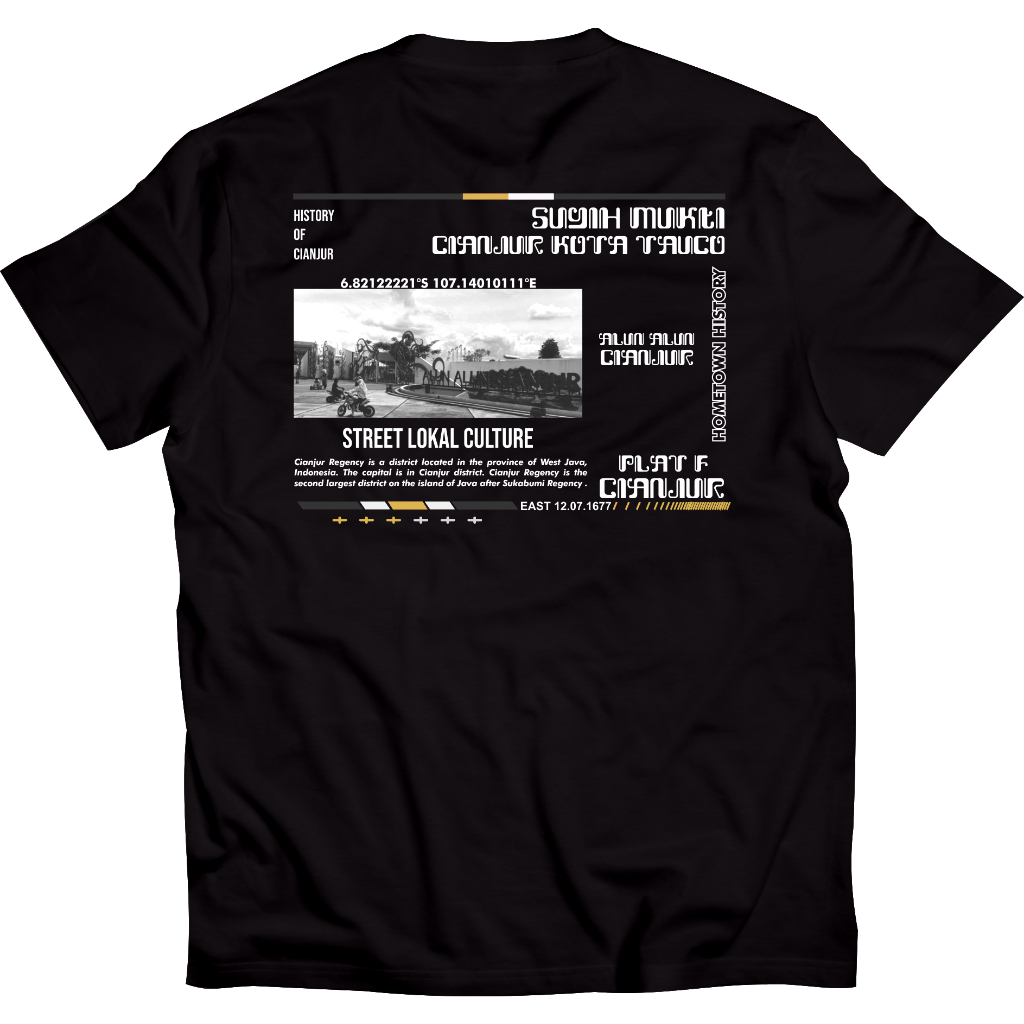 Kaos Cianjur Tshirt Cianjur PLAT F