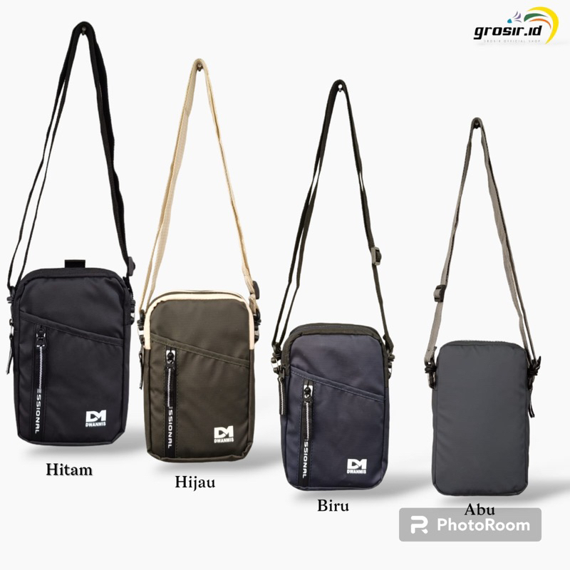 Tas Selempang Slingbag Dwanmis Waistbag Pria Wanita Kekinian