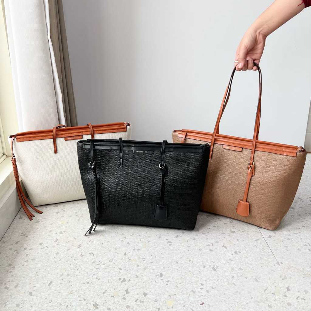 CNK Rottan Textured Large Tote Bag (C228)
