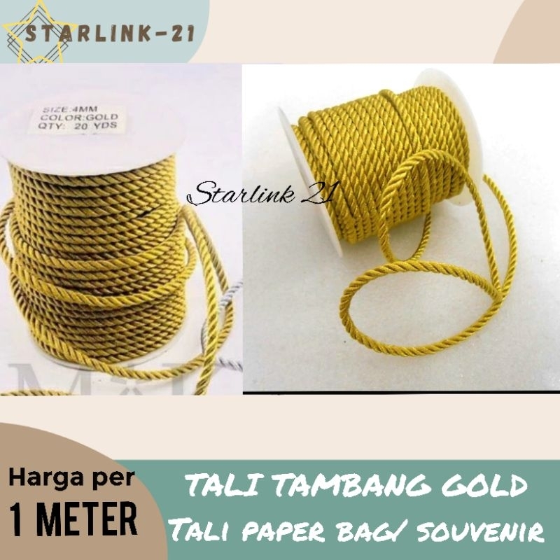 

TALI TAMBANG GOLD | Tali Souvenir | Tali Paper Bag | Tali Hampers