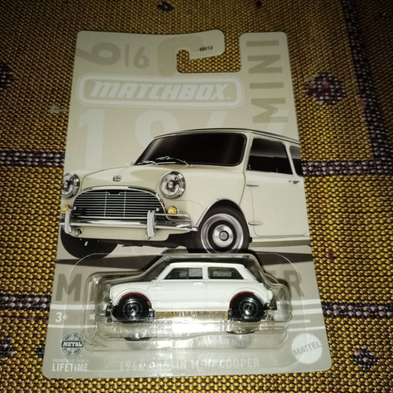 Matchbox Austin mini Cooper putih matchbox mini Cooper white matchbox 1964 Austin mini Cooper