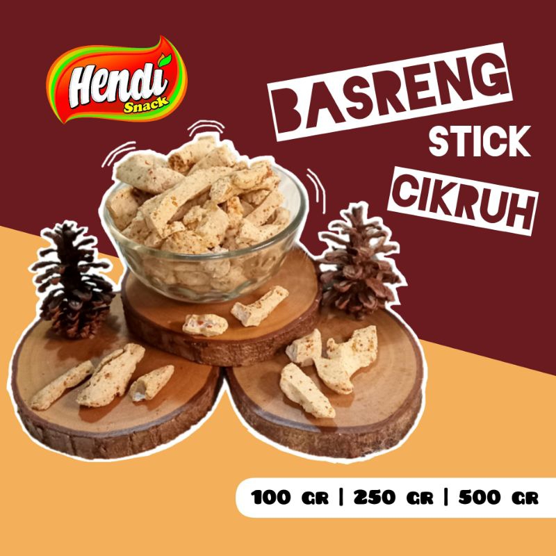 

KRIPIK BASRENG STICK / STIK CIKRUH / KERIPIK BAKSO / BASO GORENG ORIGINAL