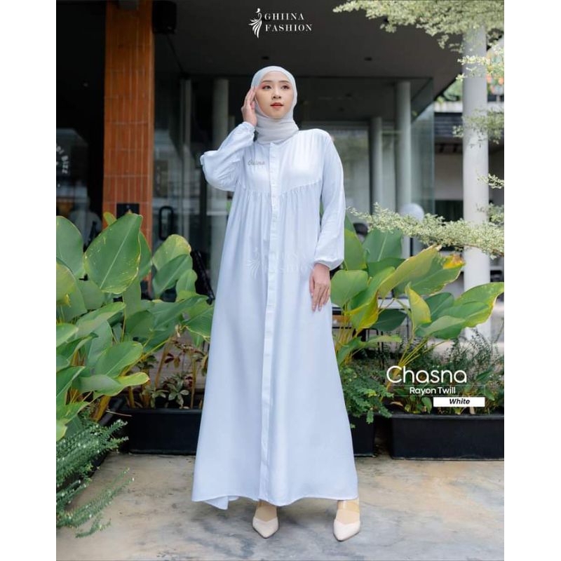 CHASNA DRESS BY GHINA FASHION / GAMIS BUSUI POLOS