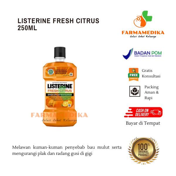 LISTERINE FRESH CITRUS 250ML